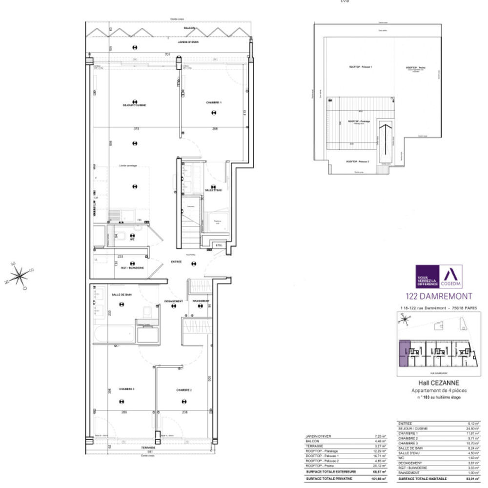 � vendre  Appartement Paris 18