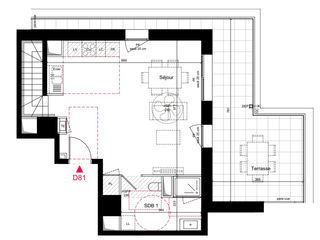  Appartement � vendre 4 pi�ces 87 m�