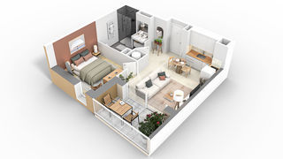  Appartement � vendre 2 pi�ces 40 m�