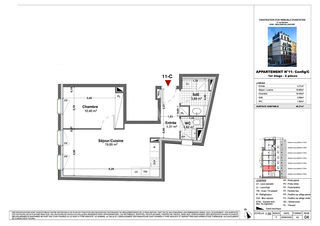  Appartement � vendre 2 pi�ces 40 m�