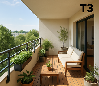  Appartement � vendre 3 pi�ces 64 m�