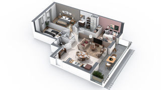  Appartement � vendre 4 pi�ces 69 m�