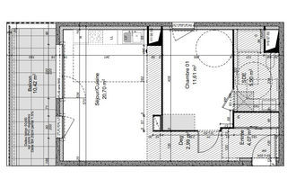  Appartement � vendre 2 pi�ces 45 m�