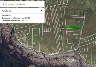  Terrain � vendre 1285 m�