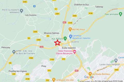 Local d'activit&eacute; 120 M&sup2; 1176 25480 Miserey salines