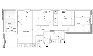  Appartement � vendre 4 pi�ces 80 m�