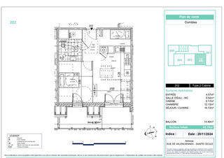  Appartement � vendre 2 pi�ces 43 m�