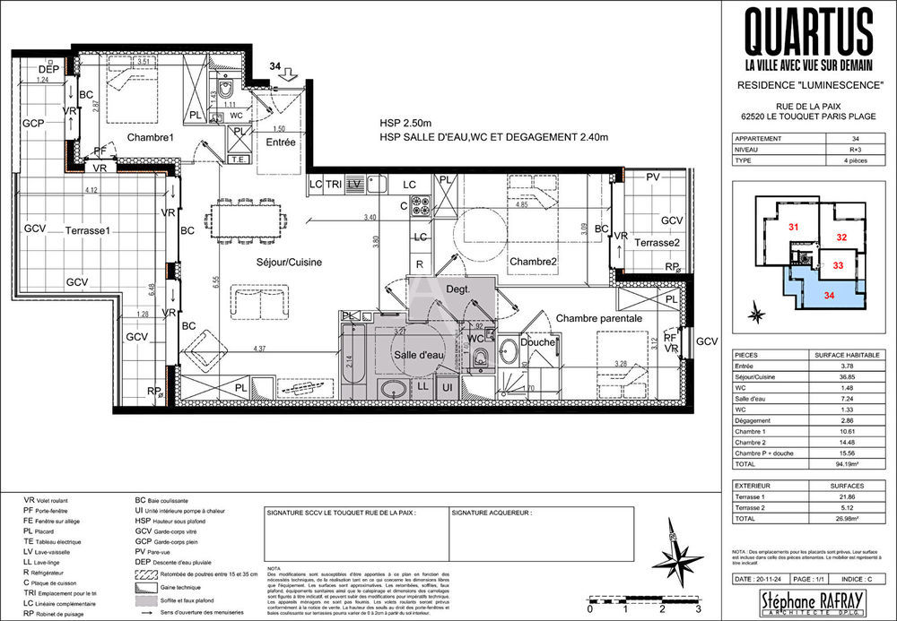 � vendre  Appartement Le Touquet-Paris-Plage (62520)