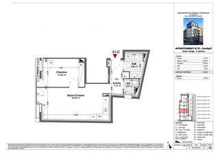  Appartement � vendre 2 pi�ces 42 m�