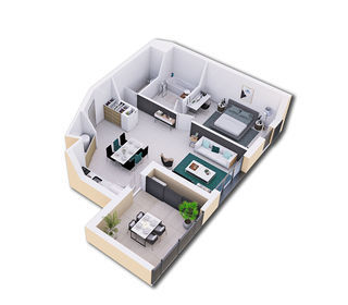  Appartement � vendre 2 pi�ces 50 m�