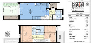  Maison � vendre 3 pi�ces 70 m�