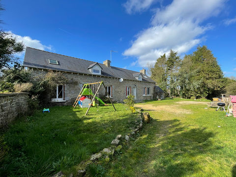   LONG�RE EN PIERRE  5 CHAMBRES VIVABLE DE PLAIN-PIED CALME FIBRE PROCHE QUINTIN Maison - 7 pi�ce(s) - 153 m�