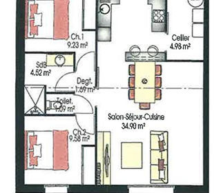  Maison � louer 3 pi�ces 65 m�