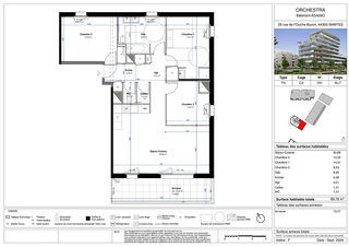  Appartement � vendre 4 pi�ces 90 m�