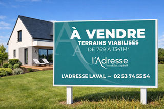 Terrain � vendre 1341 m�