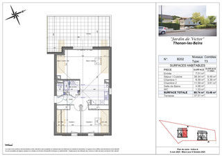  Appartement � vendre 3 pi�ces 69 m�