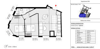 Appartement � vendre 3 pi�ces 51 m�
