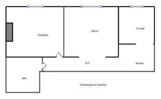  Appartement � louer 2 pi�ces 41 m�