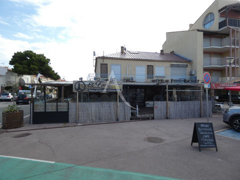 Saint Pierre le mer, Local commercial avec grande terrasse 129990 11560 Saint pierre la mer