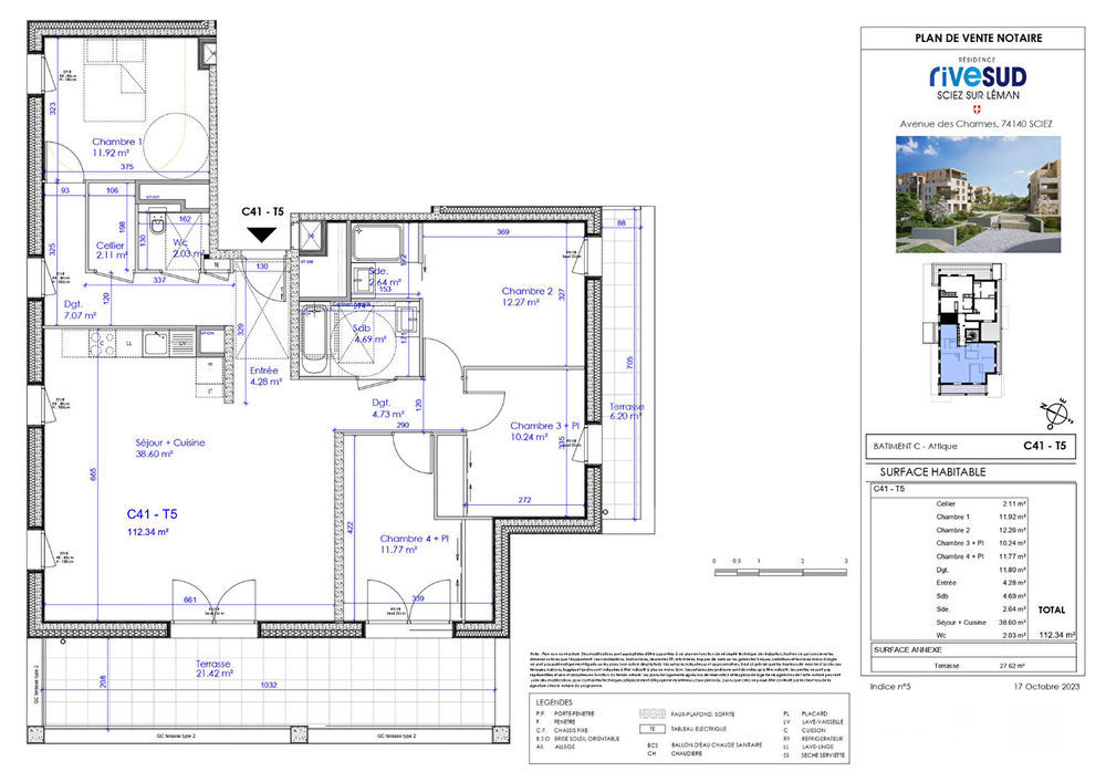 � vendre  Appartement Sciez (74140)
