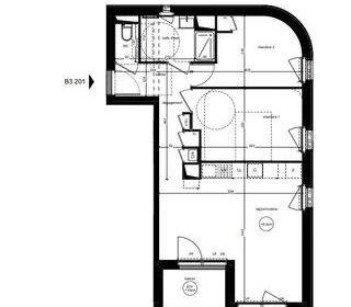  Appartement � vendre 3 pi�ces 60 m�