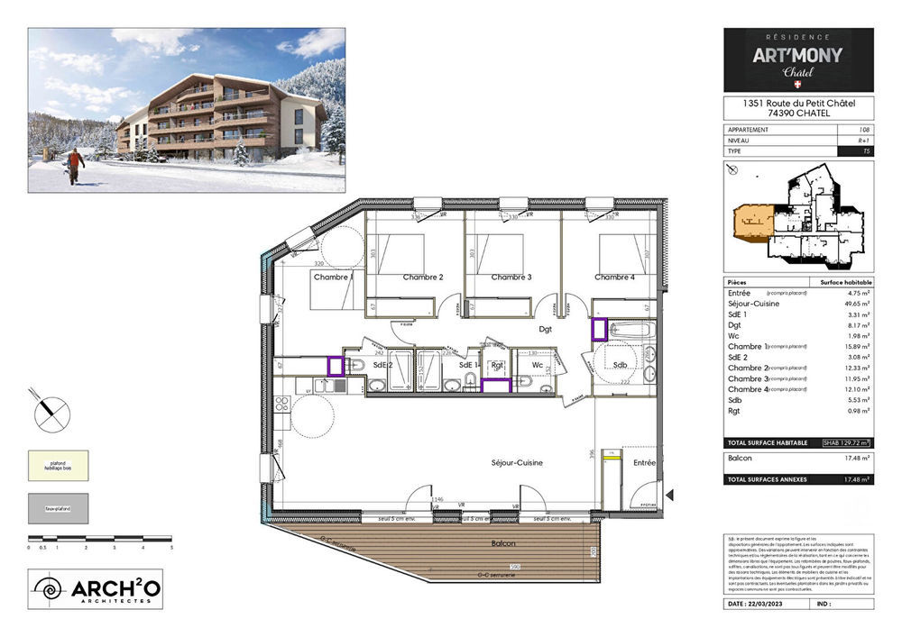 � vendre  Appartement Ch�tel (74390)