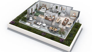  Appartement � vendre 3 pi�ces 71 m�