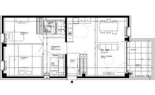  Appartement � vendre 3 pi�ces 68 m�