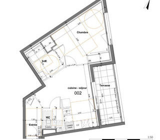  Appartement � vendre 2 pi�ces 42 m�