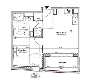  Appartement � vendre 2 pi�ces 40 m�