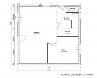  Appartement � vendre 3 pi�ces 56 m�