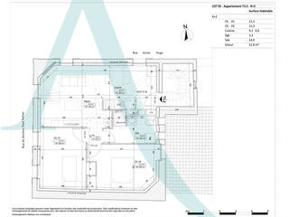  Appartement � vendre 3 pi�ces 53 m�