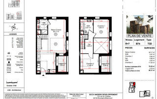  Appartement � vendre 3 pi�ces 77 m�