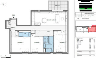  Appartement � vendre 4 pi�ces 89 m�