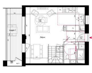  Appartement � vendre 4 pi�ces 88 m�