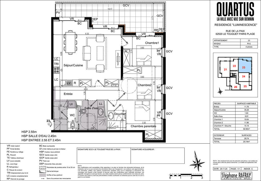 � vendre  Appartement Le Touquet-Paris-Plage (62520)