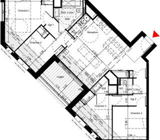  Appartement � vendre 5 pi�ces 92 m�