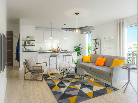  Appartement � vendre 3 pi�ces 64 m�