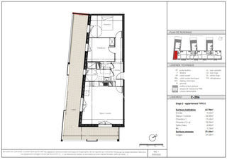  Appartement � vendre 3 pi�ces 63 m�