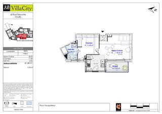 Appartement � vendre 2 pi�ces 42 m�