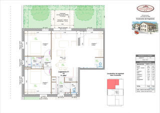  Appartement � vendre 4 pi�ces 71 m�