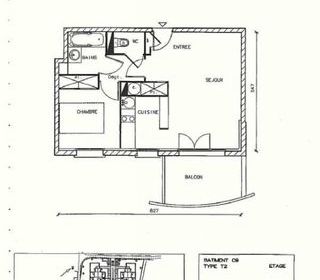  Appartement � louer 2 pi�ces 42 m�