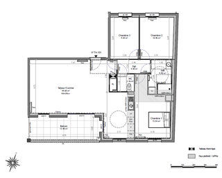  Appartement � vendre 4 pi�ces 90 m�