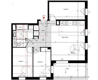  Appartement � vendre 4 pi�ces 82 m�