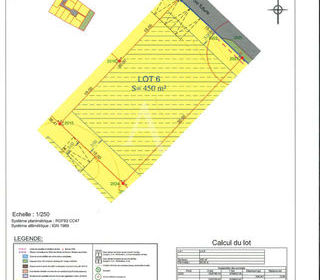  Terrain � vendre 450 m�