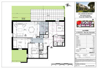  Appartement � vendre 4 pi�ces 83 m�