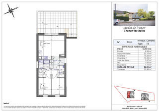  Appartement � vendre 3 pi�ces 56 m�