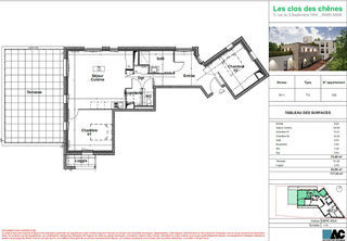  Appartement � vendre 3 pi�ces 73 m�