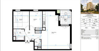  Appartement � vendre 3 pi�ces 73 m�