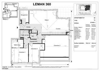  Appartement � vendre 4 pi�ces 104 m�